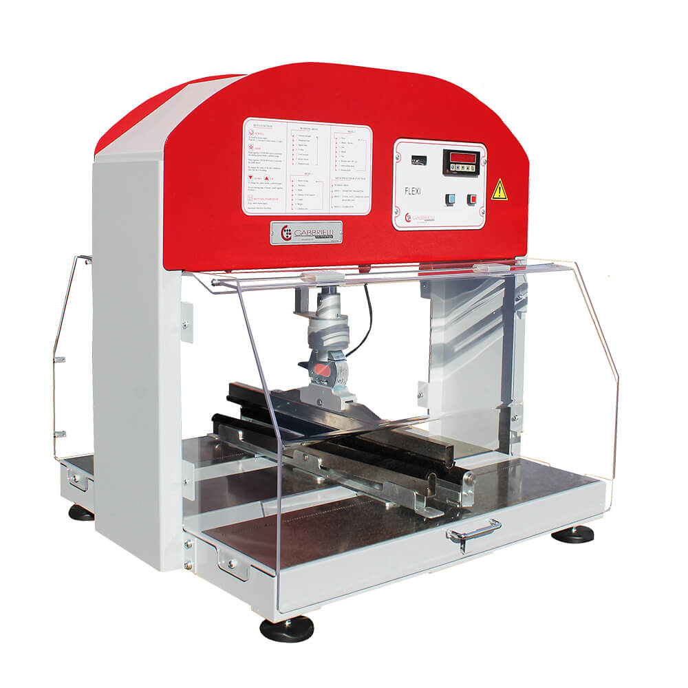 陶(tao)瓷(ci)磚(zhuan)斷(duan)裂(lie)咊彎(wan)麯(qu)糢量(liang)MOR測試(shi)儀(yi)Flexi 800